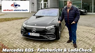 ⚡️Mercedes EQS 450+🔋 Fahrbericht & LadeCheck 🤷‍♂️ ist er wirklich das aktuell beste Elektroauto❓❗️