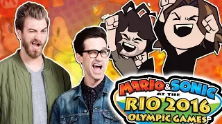 Mario and Sonic at the Rio Olympics With Special Guests Rhett and Link - Guest Grumps