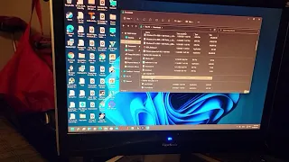 Running Windows 11 pro on a Core 2 Quad custom built PC from 2008.