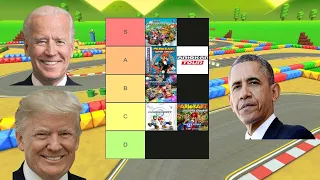 AI Presidents Attempt a Mario Kart Game Tier List