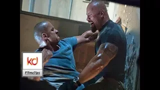 Fast Five (2011) - Toretto vs Hobbs and their teaming up (HINDI) ||K.D. movieclips||