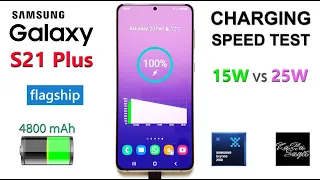 Samsung Galaxy S21 Plus 5G - Battery Charging Speed Test (15W vs 25W)