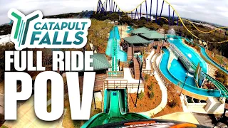 Catapult Falls POV at SeaWorld | 4K | San Antonio, TX