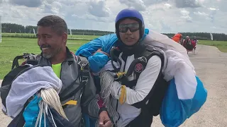 Skydiving | AFF course last jump | Russia | DZ Krutitcy | Indian Skydiver |