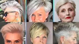 33+Latest Short Pixie Haircuts For Older Women 2023