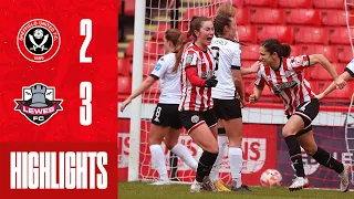Sheffield United 2-3 Lewes | Highlights | Barclays Women's Championship