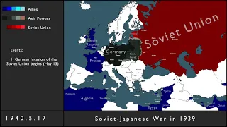 [1100 Sub Special] Soviet-Japanese War in 1939 - European Front: Every Day [WW2]