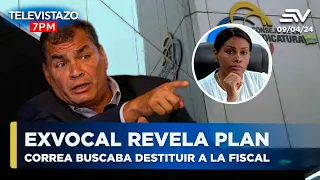 Muñoz confiesa plan de Rafael Correa para sacar a la fiscal Diana Salazar | Televistazo en Vivo