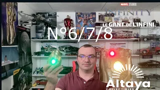 N°6 & 7 & 8 INFINITY GAUNTLET : MONTEZ PAS À PAS LE GANT DE THANOS ALTAYA