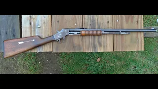 Stevens Model 70 Visible Loader pump action .22 Long Rifle