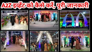 A2Z Event Information, Live Demo, How to use Fog Machine, Fog Matka, Dancing Machine, Pyro Gun, Pyro