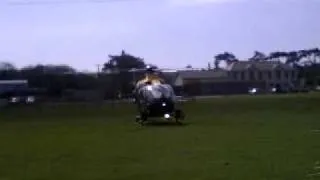 South Wales Police/Gwent Police's Helicopter: Whiskey Oscar 99 taking off