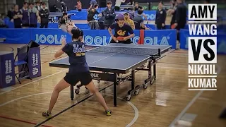 Amy Wang (UCLA) vs Nikhil Kumar (UC Berkeley) // NCTTA West Region Co-ed Team Final 2-25-23