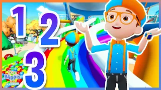 Fun-filled Learning Adventure with Blippi Roblox Learns Numbers | Educational Videos for Kids