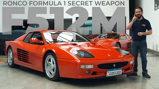 A FERRARI mais POLÊMICA da história! E a ÚNICA do mundo com ronco de Formula 1. F512M Secret Weapon.