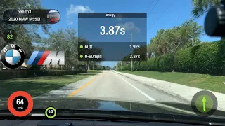 First 0-60 Runs in the new 2020 M550i with Launch Control | 0-60 Runs with the Dragy GPS