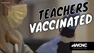 Thousands of NC teachers get vaccinated against COVID-19