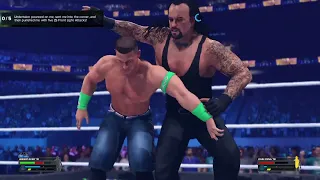 WWE 2K23 John Cena VS The Undertaker Match 2K23