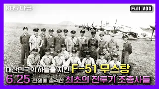 대한민국 최초의 공군 전투기 F-51 원로 조종사들이 기억하는 6.25 한국전쟁 | “한반도 창공을 누빈 한국의 영웅, 무스탕”  (KBS 150627 방송)