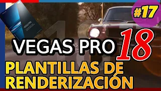 VEGAS PRO 18: FACEBOOK, Plantillas de Renderización. Video Cuadrado. Exportar MP4. Tutorial 17