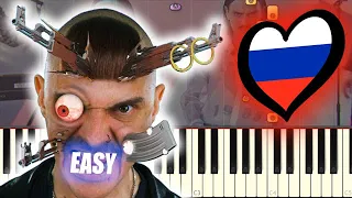 Little Big - Uno - Russia (Eurovision 2020) on PIANO EASY