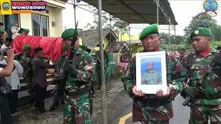 UPACARA PEMAKAMAN MILITER PELTU (PURN) H. PAMUJI SRI HARSONO