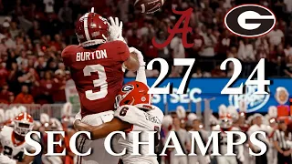 #8 Alabama vs #1 Georgia Radio Call Highlights 2023