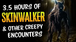 3.5 Hours of SKINWALKER & CRYPTID Scary Stories | RAIN SOUNDS | Horror Stories