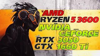 Тест GeForce GTX 1660 Ti VS RTX 3050 + AMD Ryzen 5 3600 в 11 играх! 1080p