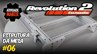 #06 CNC Router Caseira REVOLUTION 2 TUNADA - Montando a Estrutura da Mesa