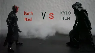 Darth Maul Vs Kylo Ren [Star Wars Stop Motion] (Vs Series)