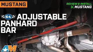 2005-2014 Mustang C&L Adjustable Panhard Bar; Red Review & Install