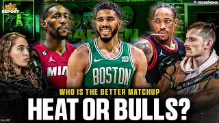 Do You Want to See Celtics Play Heat or Bulls? | Bobby & Noa Garden Report