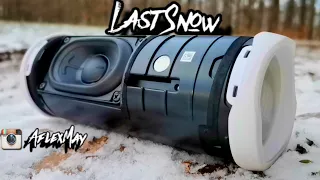 JBL BASS TEST WITH FLIP 5! Last Snow?! By AflexMay