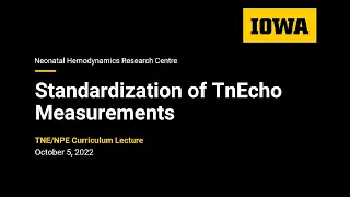 Standardization of TnECHO Measurements