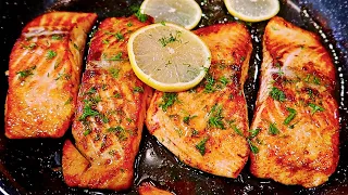 Easy Pan-Seared Salmon with Lemon Butter Sauce Recipe