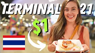 $10 CHALLENGE at Bangkok's CHEAPEST Food Court! 🇹🇭Thailand Travel Vlog