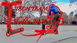 TECH TEAM SHREDDER 2021 | review | scooter tricks in Georgia | трюки на самокате