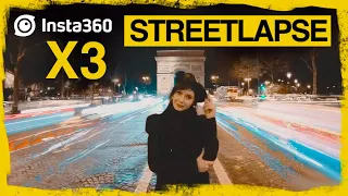 Insta360 X3 // STREETLAPSE Tutorial