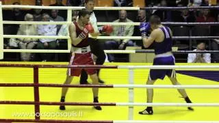 Vladislavs Jaskuls vs Tomas Sinkevičius. XVIII A. Šocikas boxing tournament final - 75 kg.