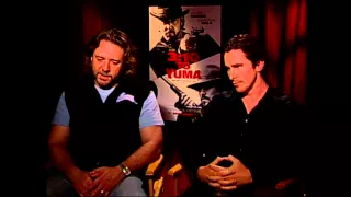 3:10 to Yuma: Russell Crowe & Christian Bale Exclusive Interview | ScreenSlam