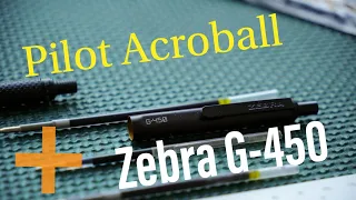 Modding Pilot Acroball Refill into Zebra G-450 & G-750 | Make Your EDC Pen BETTER!