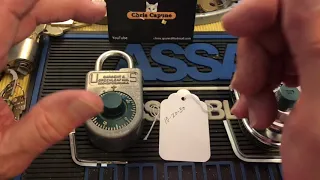 #952 Sargent and Greenleaf combination safe padlocks