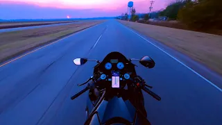 Hyperbike ride • Raw Engine Sound at Sunset • 4K POV