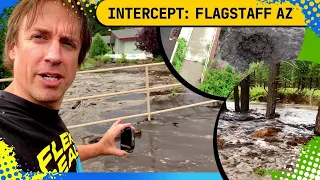 DISASTROUS Debris Flow Flash Flood in Flagstaff, Arizona Drone Footage