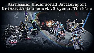 Grinkrak’s Looncourt VS Eyes of The Nine | Warhammer Underworlds Battlereport