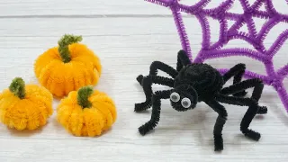 Cool Halloween Decoration Ideas from Pipe Cleaner | Easy Pipe Cleaner Craft