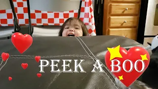 Playing Peek A Boo with Daddy | So Cute