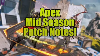 Apex Season 19 Mid Season Patch Notes! R-99 Nerfed! Horizon Nerfed! And More!