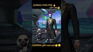 GARENA FREE FIRE 🔥 GIFT ME NEW PET🐕🥳 PET IS COMING SOON 💯 #freefire #shorts #gift  #newpet #viral